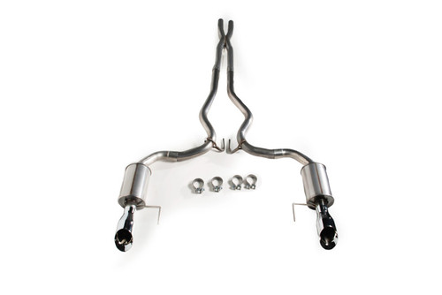 Roush 2015-2017 & 2024 Mustang 5.0L V8 Cat Back Exhaust Kit (Fastback Only) - 422092