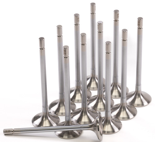 GSC P-D Nissan VR30DDTT 28.5mm Head STD 97.5mm Long Exhaust Valve - Set of 12 - 2241-12