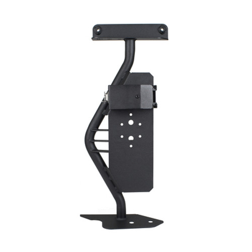 Go Rhino 18-24 Jeep Wrangler JL/JLU/JT Front Fender Jack Mount for Hi-Lift Jack - Tex. Blk - 701011T