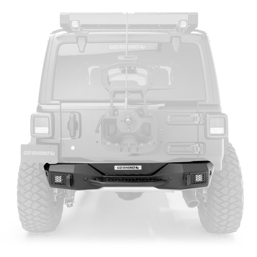 Go Rhino 18-20 Jeep Wrangler JL/JLU Rockline Rear Stubby Bumper - 371100T