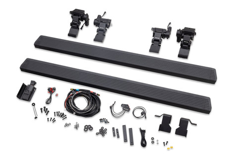 RealTruck 18-24 Jeep Wrangler 4dr VoltStep Electric Running Board Kit (Drilling Req.) - Tex. Blk - 20450674PC