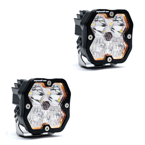 Baja Designs Squadron 2.0 Sport (Pair) LED Driving/Combo / No Harness - 5578032NH