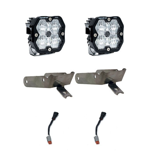 Baja Designs 99-10 Ford Super Duty Squadron 2.0 Pro Fog Pocket Kit - 440080