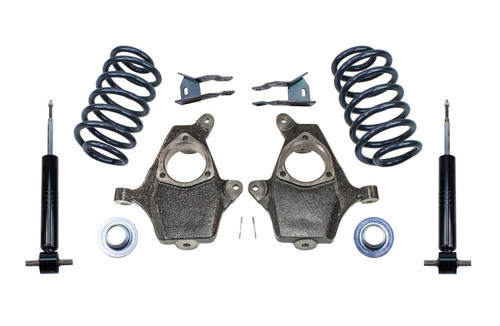 MaxTrac 07-14 GM C/K1500 SUV 2WD/4WD 3in/4in Lowering Spindle Kit - KS331234S