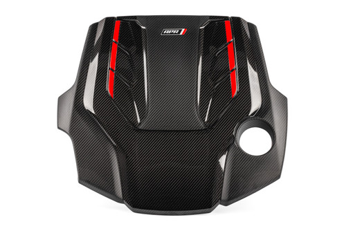 APR 19-24 Audi A6 Quattro/S4/S5/S5 Sportback/S6/RS5 EA839 (B9) 2.9T/3.0T Carbon Fiber Engine Cover - MS100255