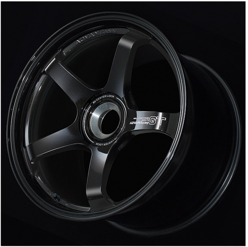 Advan GT Beyond 18x12 +25 5x114.3 Racing Titanium Black Wheel - YAQB8O25ETB