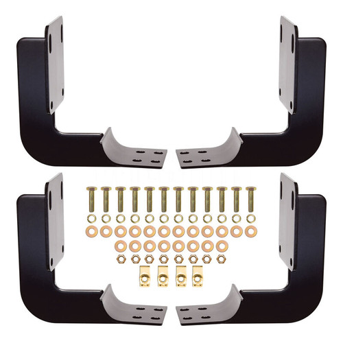 Westin 99-16 Ford F-250/350/450/550HD Reg/Supr Cab/Crew Premier Oval Nerf Step Bar Mount Kit - Blk - 22-1035