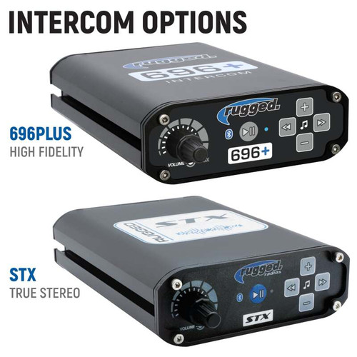 Rugged Radios Polaris RZR XP 1000 Complete Comm Kit with BT Intercom 2-Way Radio 696 Plus / G1 GMRS - XP1-696-G1-HK