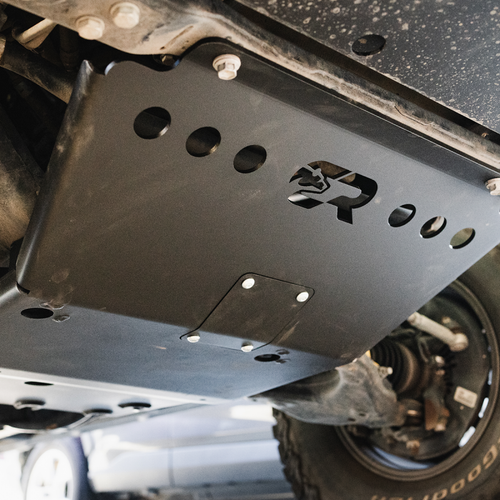 Cali Raised 05-23 Toyota Tacoma Front Skid Plate - Aluminum / Powder Coat - CR3672