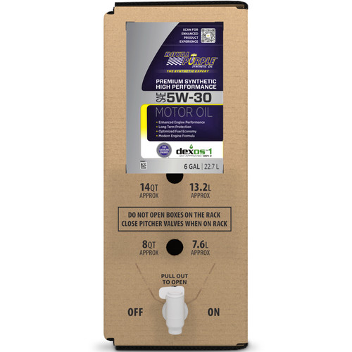 Royal Purple Premium Synthetic High Performance Multi-Grade 5W30 Motor Oil - 6 Gallon Bag-In-Box - 60530