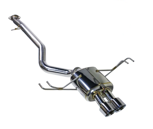 REMARK 2022+ Toyota GR Corolla Cat-Back Exhaust - Dual Tips Center Exit (SS) - RK-C2076T-05