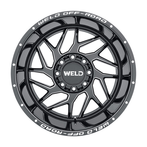 Weld Off-Road W117 20X10 Fulcrum 8X180 ET-18 BS4.75 Gloss Black MIL 124.3 - W11700018475