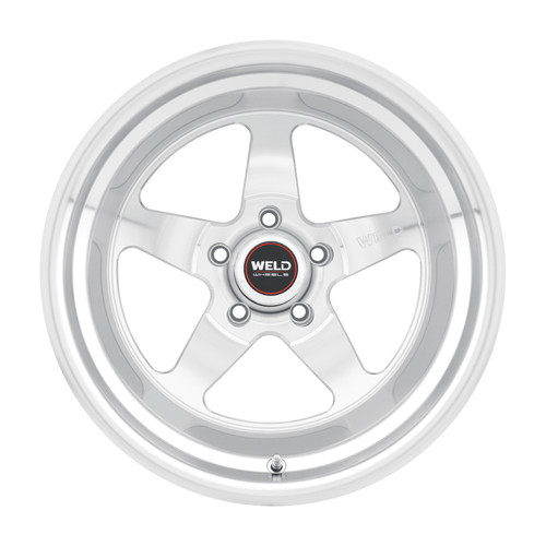 Weld S105 20x8 Ventura 5x127 ET00 BS4.50 Gloss Silver MACH DIA 78.1 - S10508073450