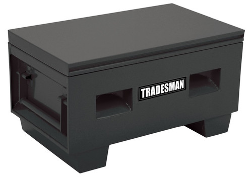 Tradesman Steel Job Site Box/Chest (Light Duty/Small) (32in.) - Black - 708036