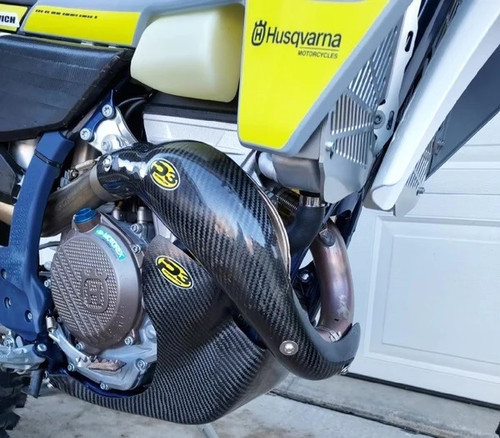 P3 201087 HEAT SHIELD CARBON FIBER KTM/HUS