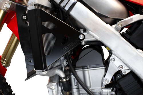 WORKS 18-B710 RADIATOR BRACES BLACK
