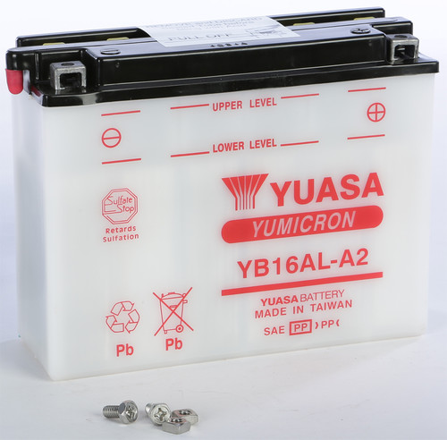 YUASA YUAM22162 BATTERY YB16AL-A2 CONVENTIONAL