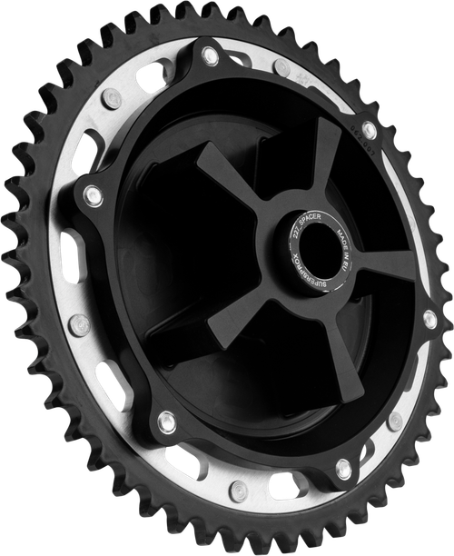 SUPERSPROX KIT_227-725:51 CUSHDRIVE CONVERSION 51T SPROCKET BLK SIL BLK