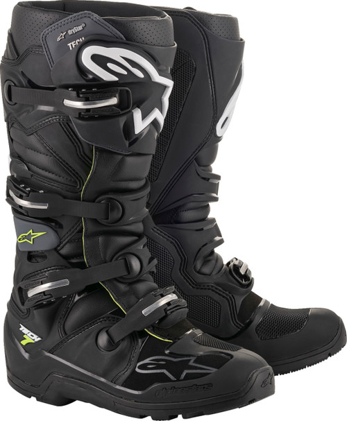 ALPINESTARS Tech 7 Enduro Drystar® Boots - Dark Gray/Red - US 7 / EU 40.5 [201052693397]