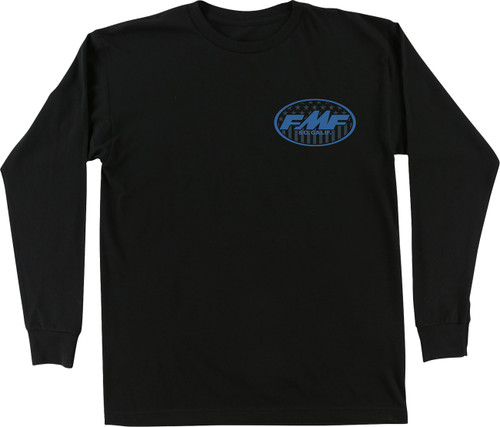 FMF One Nation Long-Sleeve T-Shirt - Black - Medium [FA26119900BLKM]