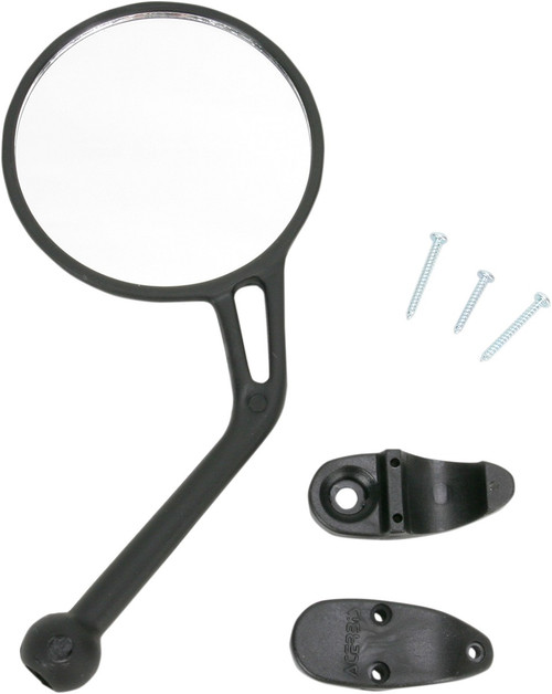 ACERBIS Mirror - Rear View - Round - Black - Right - Each [2043580001]