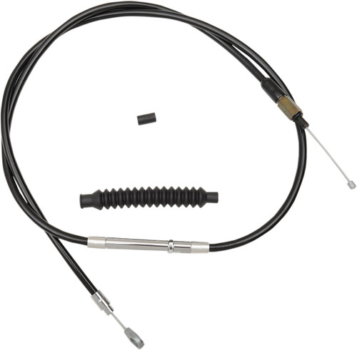 LA CHOPPERS Black Vinyl Clutch Cable - 18"- 20" Ape Hanger Handlebars - '18-'22 Softail [LA8152C19B]