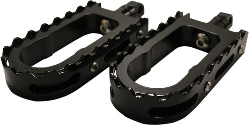 LA CHOPPERS BMX Foot Pegs - Black/Brass [LA720502B]