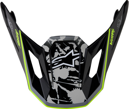 ALPINESTARS SM7 Visor - Blaster - Black/Gray/Yellow Fluo [89801271697]