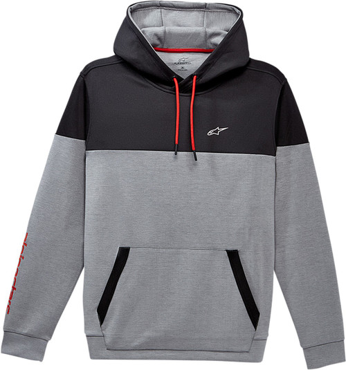 ALPINESTARS Focus Pullover Hoodie - Heather Gray - Large [1230512001026L]