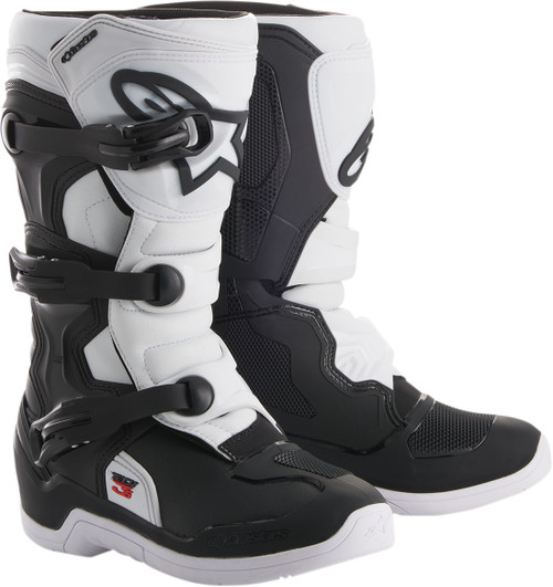 ALPINESTARS Youth Tech3S Boots - Orange/Blue/Yellow/Black - US 4 / EU 37 [201402447554]