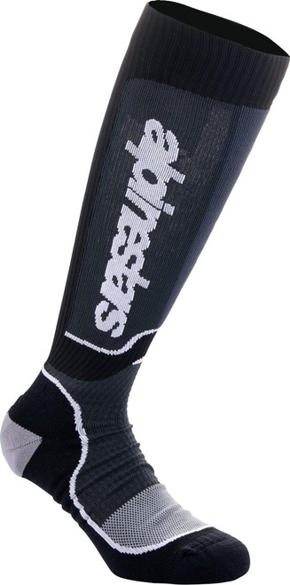 ALPINESTARS MX Plus Socks - Black/Red/Gray - Medium [47023241215M]