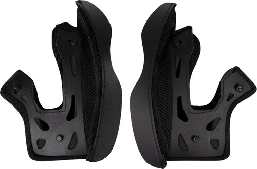 Moose Offroad Air Intake Cheek Pads - Black - Small [01343196]