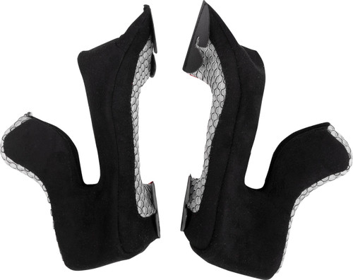 Moose Offroad MR3 Cheek Pads - F.A.F. - Black - XL [01344231]