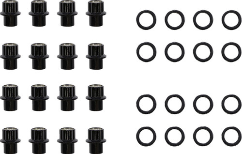 Moose Offroad Lug Nuts - Carbon Fiber Wheel - Steel - 3/8"-24 - 16 Pack [LNBOET3824ASTKT]
