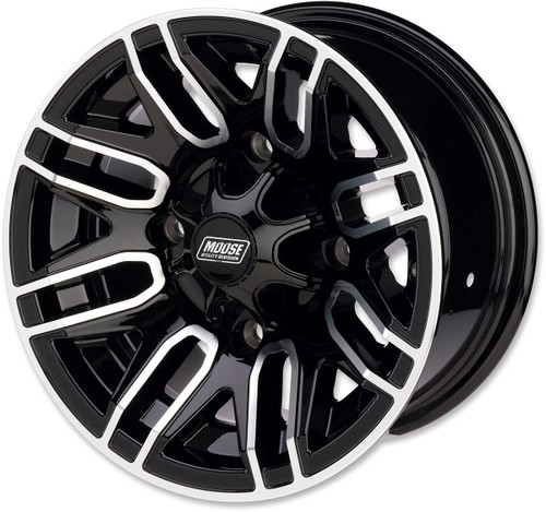 Moose Offroad Wheel - 112X - Front - Black - 12x7 - 4/156 - 4+3 [112M127156GBMF4]