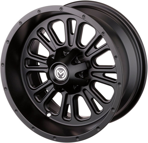 Moose Offroad Wheel - 399X - Front - Black - 12x7 - 4/156 - 4+3 [399MO127156MB4]
