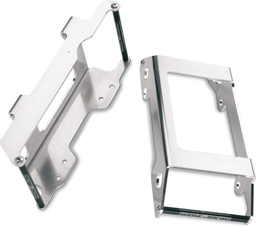 Moose Offroad Radiator Braces - Silver - Yamaha [115019]