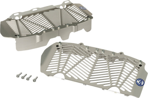 Moose Offroad Billet Radiator Guards - Silver - Gas Gas/Husqvarna/KTM [121116]