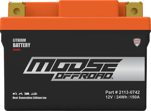 Moose Offroad Battery - Lithium LiFePO4 - HUTX9-FP [HUTX9FP]