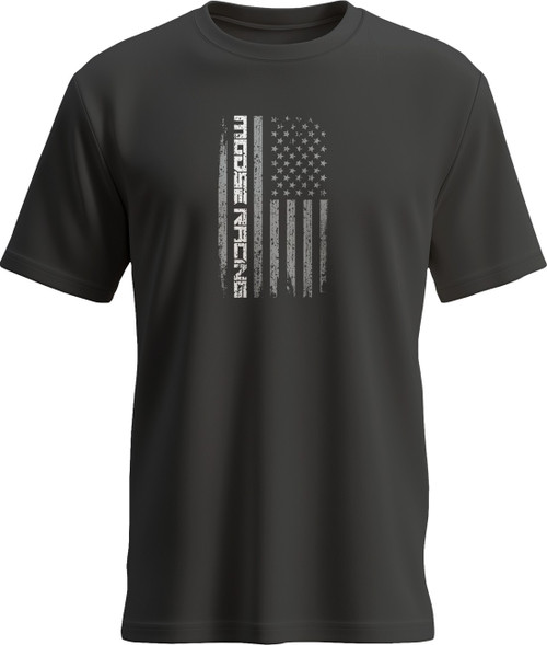 Moose Offroad Stars and Stripes Forever T-Shirt - Black - Small [303024423]
