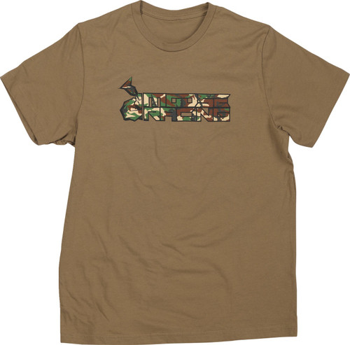 Moose Offroad Youth Camo T-Shirt - Tan - Medium [30323687]