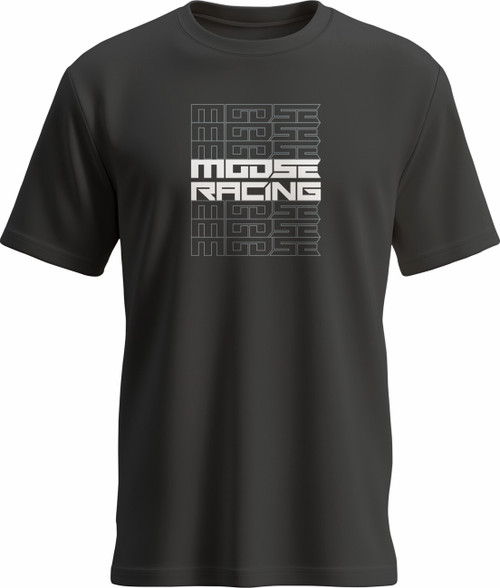 Moose Offroad Youth Recurrence T-Shirt - Black - Medium [30323797]