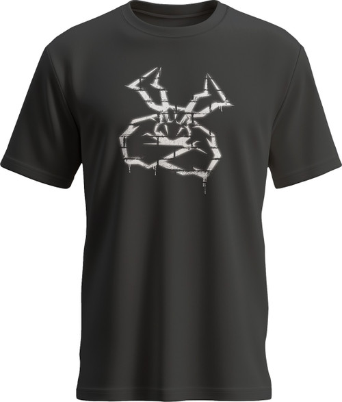 Moose Offroad Youth Agroid Grafitti T-Shirt - Black - Medium [30323822]