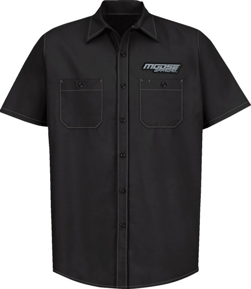 Moose Offroad Moose Offroad Shop Shirt - Black - Small [MRS01S8BCHSR]