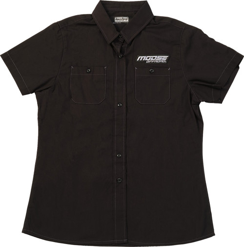 Moose Offroad Women's Moose Offroad Shop Shirt - Black - 3XL [MRS01S7BCH3R]