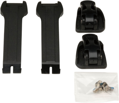 Moose Offroad Strap/Buckle Kit - Child - Short - Black [34300840]