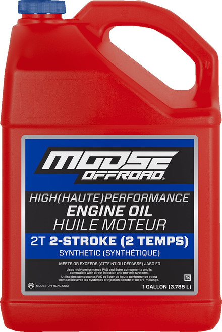 Moose Offroad 2-Stroke Synthetic Engine Oil - 1 US quart [219383]