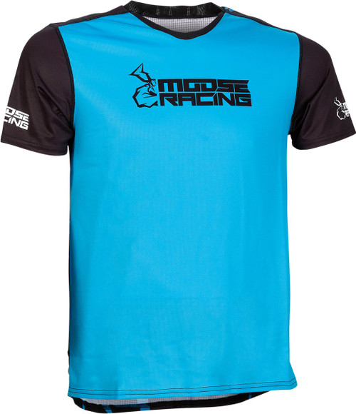 Moose Offroad MTB Short-Sleeve Jersey - Blue - Small [50200204]