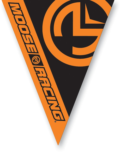 Moose Offroad Pennant Flags - Orange/Black [99040386]