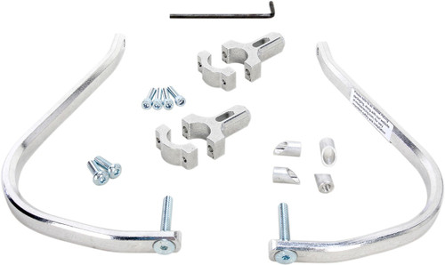 Moose Offroad Aluminum Handguards - 7/8" - Silver [504032S]